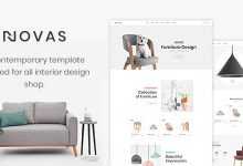 Photo of [Download-S2] Novas v1.0 - Furniture Store and Handmade Shop HTML5 Template