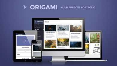 Photo of [Download-S2] Origami - Creativemarket multipurpose template