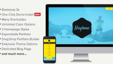 Photo of [Download-S2] Heylone v1.7 - One Page Parallax WordPress Theme