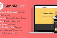 Photo of [Download-S2] SimpleFlex v1.4 - Flat One Page WordPress Theme