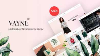 Photo of [Download-S2] Vayne v1.0.8 - Multipurpose WooCommerce Theme