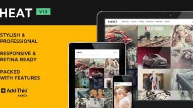 Photo of [Download-S2] Heat v1.3 - Themeforest Premium Portfolio WordPress Theme