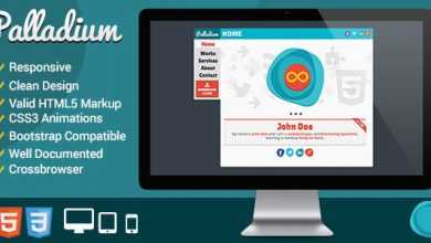 Photo of [Download-S2] Palladium - Themeforest Creative Responsive Portfoli