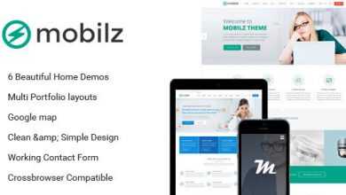 Photo of [Download-S2] Mobilz - Responsive Multi-Purpose HTML Template