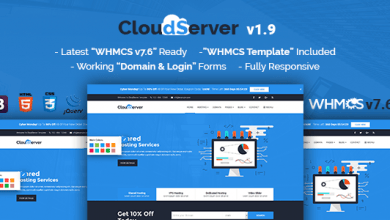 Photo of [Download-S2] CloudServer v1.9 - Responsive HTML5 Technology, Web Hosting and WHMCS Template