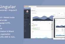 Photo of [Download-S2] Singular - Bootstrap Admin Theme + AngularJS