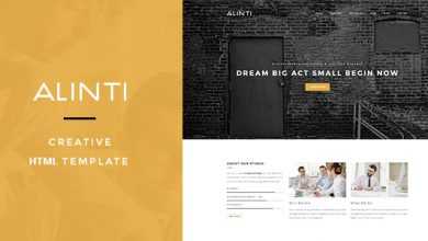 Photo of [Download-S2] Alinti - Minimal HTML Portfolio