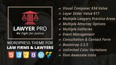 Photo of [Download-S2] Lawyer Pro - Responsive WordPress Theme for Lawyers