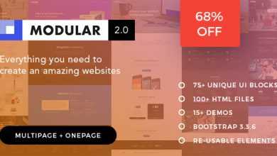 Photo of [Download-S2] Modular - The Multi-Purpose Responsive HTML5 Template