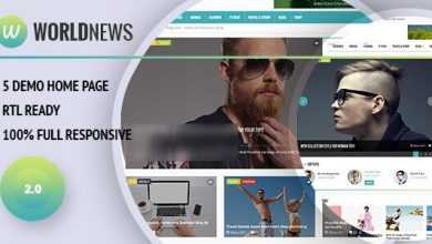 Photo of [Download-S2] WorldNews v2.0 - Magazine RTL Responsive WordPress BlogMagazine
