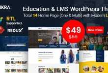 Photo of [Download-S2] Eikra Education v3.5.1 - Education WordPress Theme