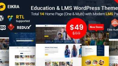 Photo of [Download-S2] Eikra Education v3.6 - Education WordPress Theme