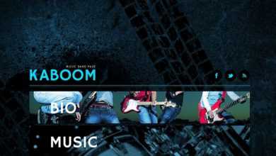 Photo of [Download-S2] Music Band - Templatemonster Website Template