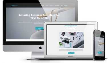 Photo of [Download-S2] Blue Pro - One Page Website Template