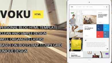 Photo of [Download-S2] Voku - Minimal Portfolio and Blog HTML Template