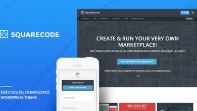 Photo of [Download-S2] SquareCode v2.5.1 - Marketplace for Easy Digital Downloads