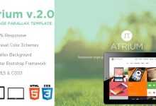 Photo of [Download-S2] Atrium – One Page Parallax HTML Template