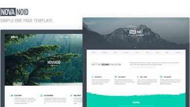 Photo of [Download-S2] Novanoid - Simple Minimal HTML Template