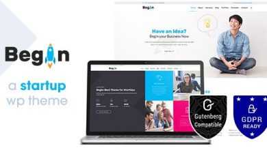 Photo of [Download-S2] Begin v1.7 - Business, Startup WordPress Theme