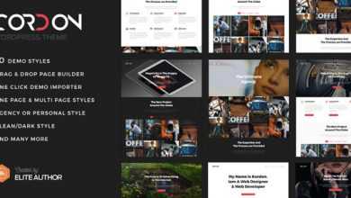 Photo of [Download-S2] Cordon v1.1.2 - Responsive One Page & Multi Page Portfolio