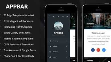 Photo of [Download-S2] AppBar - Mobile & Tablet Responsive Template
