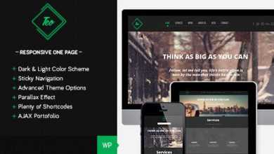 Photo of [Download-S2] Teo - Responsive Parallax Single Page Theme