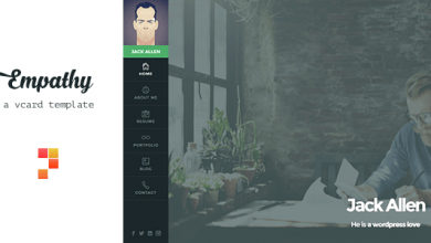Photo of [Download-S2] Empathy v1.4.0 - A vCard WordPress Theme