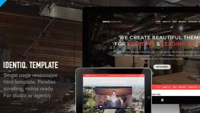 Photo of [Download-S2] Identiq v1.0.1 - One Page Parallax Retina Ready Template