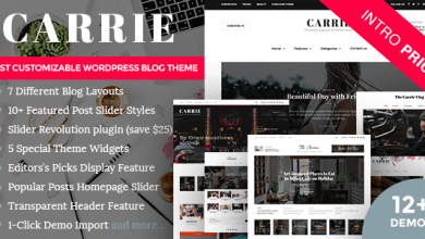Photo of [Download-S2] Carrie - Personal & Magazine Responsive Clean Blog Theme