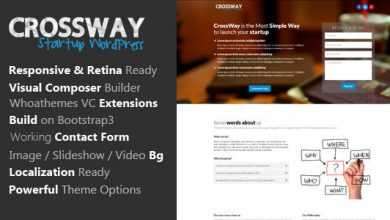 Photo of [Download-S2] CrossWay v1.1.5 - Startup Landing Page Bootstrap WP Theme