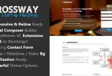Photo of [Download-S2] CrossWay v1.0.7 - Startup Landing Page Bootstrap WP Theme