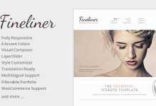 Photo of [Download-S2] Fineliner v1.6.2 - Responsive Portfolio WordPress Theme