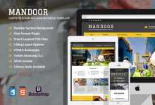 Photo of [Download-S2] Mandoor - Creativemarket Construction Web Template