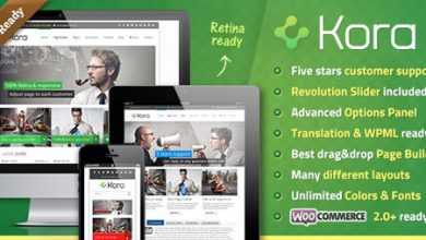 Photo of [Download-S2] Kora v1.3.1 - Themeforest Premium WordPress Theme