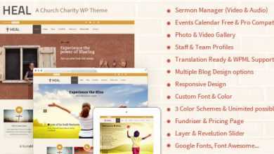 Photo of [Download-S2] Heal v1.1 - Church & Charity WordPress Theme