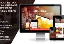 Photo of [Download-S2] Athletica v1.4.2 - Retina Parallax OnePage WP Shop Theme