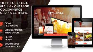Photo of [Download-S2] Athletica v1.4.2 - Retina Parallax OnePage WP Shop Theme