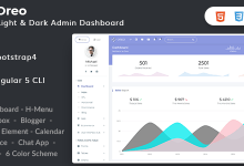 Photo of [Download-S2] Oreo v1.4.0 - Bootstrap4 Angular 5 Dashboard with Light & Dark Version + UI Kit