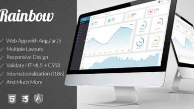 Photo of [Download-S2] Rainbow - Responsive Admin App with AngularJS
