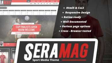 Photo of [Download-S2] SeraMag v1.0.3 - profesional magazine WordPress theme