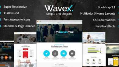 Photo of [Download-S2] WaveX - Themeforest One Page Parallax