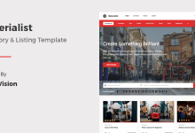 Photo of [Download-S2] Materialist - Material Directory HTML Template