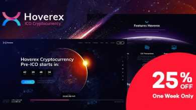 Photo of [Download-S2] Hoverex v1.2 - Cryptocurrency & ICO WordPress Theme