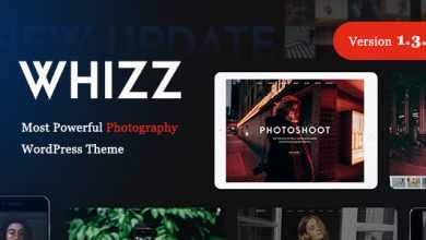 Photo of [Download-S2] Whizz v1.3.9 - Photography WordPress for Photography