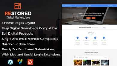 Photo of [Download-S2] Restored MarketPlace v1.2 - MarketPlace WordPress Theme