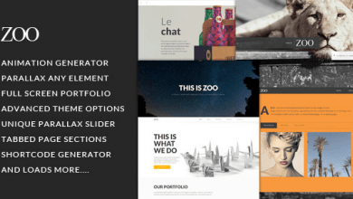 Photo of [Download-S2] Zoo v1.1.7 - Responsive One Page Parallax Theme