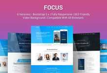 Photo of [Download-S2] Focus - Multi Purpose App Landing Page Template