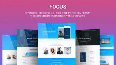 Photo of [Download-S2] Focus - Multi Purpose App Landing Page Template