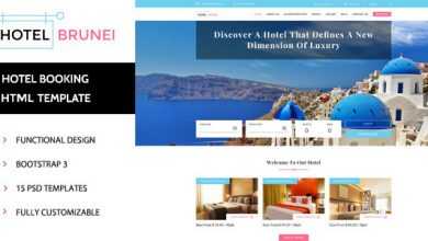 Photo of [Download-S2] Hotel Brunei - Responsive Hotel Booking Template