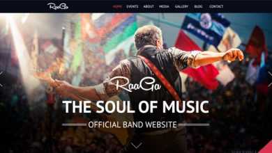 Photo of [Download-S2] Raaga - Responsive Parallax Template for Bands